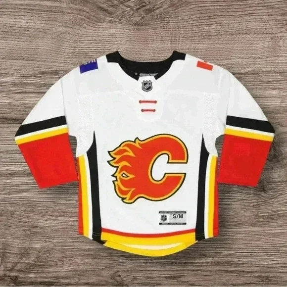 🆕Youth | Calgary Flames NHL Premier  Away Jersey - Picture 6 of 16